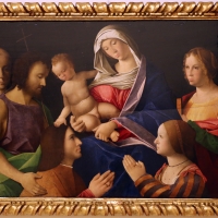 Vincenzo catena (attr.), madonna col bambino, santi e donatori, 1510 ca. 02 - Sailko