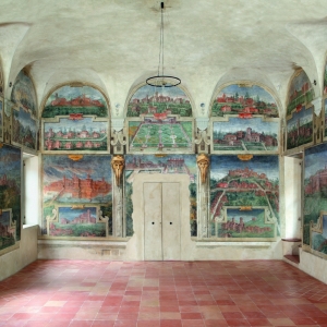 Castello di Spezzano - Sala delle Vedute, Castello di Spezzano foto di: |Lucio Rossi, Parma| - archivio Comune di Fiorano Modenese