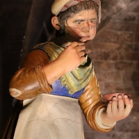 Guido mazzoni, madonna della pappa, 1480-85 ca. 03 fantesca - Sailko - Modena (MO)