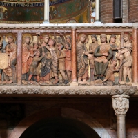 Anselmo da campione e aiuti, pontile del duomo di modena, 1160-80 ca. 05 - Sailko - Modena (MO)
