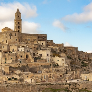 Vista panoramica di Matera con il Duomo - Simone Antonazzo / ENIT SpA