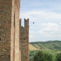 Torri della rocca Viscontea e scorcio di Castell' Arquato - Antonella Mereu
