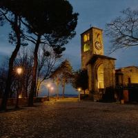 Antica Pieve al tramonto - Ghizzoni Claudio - Vernasca (PC)