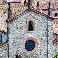 Vista della Basilica di San Colombano dal Castello Malaspina Dal Verme