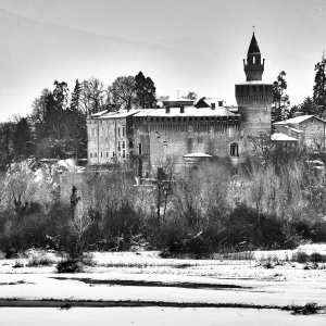 Veduta del  castello e del borgo - Arrisi