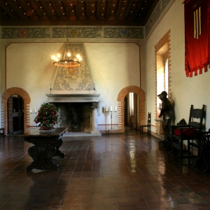 Castello di Gropparello - la Sala delle Armi - Rita Trecci Gibelli