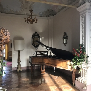 Castello di Gropparello - La sala dell'Alcova oggi sala degli strumenti musicali - Rita Trecci Gibelli