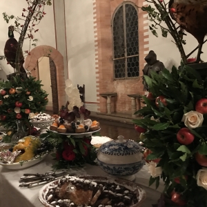 Castello di Gropparello - Alla Tavola dei Re- 7 ottobre 2018 - manifestazione legata alla cucina dell'epoca del Duca Farnese - Rita Trecci Gibelli