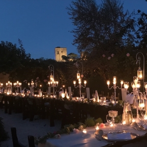 Castello di Gropparello - Romantic dinners in the garden - Maria Rita Trecci