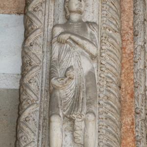 Basilica di Sant'Antonino (Piacenza), portale di marmo (1172) 04 - Mongolo1984