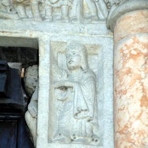 Duomo (Piacenza), portale sinistro, Umiltà 01 by Mongolo1984