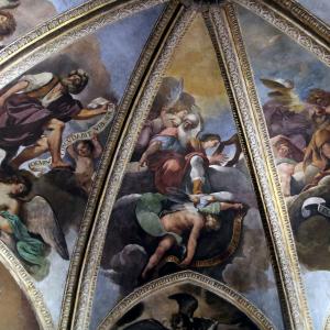 Duomo di Piacenza, cupola, Guercino (Profeta Geremia), Morazzone (Profeta David e Isaia) 01 - Mongolo1984
