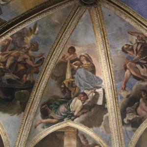 Duomo di Piacenza, cupola, Morazzone (Profeta Isaia), Guercino (Profeta Aggeo e Osea) 01 - Mongolo1984