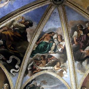 Duomo di Piacenza, cupola, Guercino (Profeta Ezechiele, Michea e Geremia) 02 - Mongolo1984