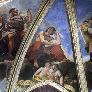Duomo di Piacenza, cupola, Guercino (Profeta Osea, Zaccaria ed Ezechiele) 02 - Mongolo1984