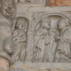 Duomo (Piacenza), architrave del portale sinistro con scene della vita di Cristo 06 by Mongolo1984