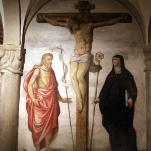 Ambrogio Montevecchi, Cristo crocifisso tra la Madonna e San Giovanni, 1504, Duomo di Piacenza, cripta 01 - Mongolo1984