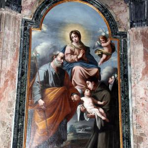 Autore ignoto, Sacra famiglia con i santi Antonio e Margherita 01 - Mongolo1984