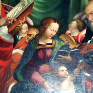 Sebastiano Novelli, Madonna con il Bambino e i Santi Girolamo e Pietro (1546) 03 - Mongolo1984