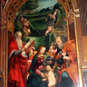 Sebastiano Novelli, Madonna con il Bambino e i Santi Girolamo e Pietro (1546) 02 by Mongolo1984