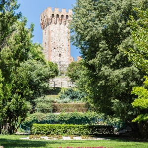 Il castello carrarese di Este, visto dai giardini pubblici - Simone Antonazzo / ENIT SpA