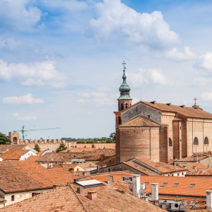 Cittadella, vista del centro storico e del Duomo dalle mura - Simone Antonazzo / ENIT SpA