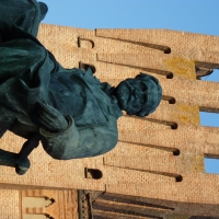 Dettaglio volto Monumento Giuseppe Verdi - Busseto - IL MORUZ
