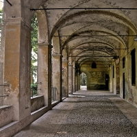 Rocca di San Secondo Parmense - Porticato nel cortile interno - Caba2011 - San Secondo Parmense (PR)