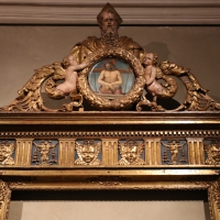 Bottega parmense, cornice di ancona d'altare, 1500-25 ca., da s. giovanni evangelista, 01 - Sailko - Parma (PR)