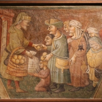 Scuola parmense, opere di misericordia, 1450 ca., sfamare gli affamati - Sailko - Parma (PR) 