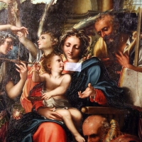 Giorgio gandini del grano, sacra famiglia con santi e angeli, 1534-35, 05 - Sailko - Parma (PR)