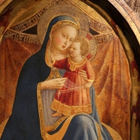 Beato angelico, madonna dell'umiltÃ  e santi g. battista, domenico, francesco e paolo, 1425-30, 02 - Sailko - Parma (PR)