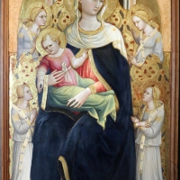 Bicci di lorenzo, madonna col bambino in trono e quattro angeli, 1433, da s. niccolÃ² in cafaggio a firenze - Sailko - Parma (PR)