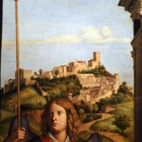 Cima da conegliano, madonna col bambino tra i ss. michele e andrea, 1498-1500, 02 paesaggio - Sailko - Parma (PR)