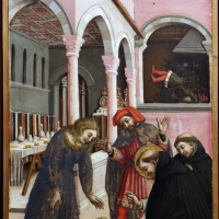 Agnolo e bartolomeo degli erri, polittico di san pietro martire, 1460-90 ca., da s. domenico a modena, 03
