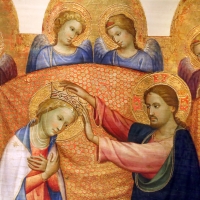 Gherardo starnina, incoronazione della vergine e angeli, 1400-10 ca. 02 - Sailko - Parma (PR)