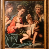 Giorgio gandini del grano, madonna col bambino, san giovannino e le ss. maddalena ed elisabetta, 1527 ca - Sailko
