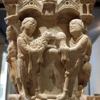 Benedetto antelami, capitello con storie della genesi 02, dal duomo di parma, 1178, sacrificio di caino e abele - Sailko - Parma (PR) 