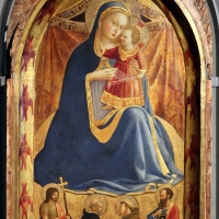 Beato angelico, madonna dell'umiltà e santi g. battista, domenico, francesco e paolo, 1425-30, 01 - Sailko
