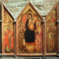 Simone dei crocifissi, altarolo con la madonna col bambino e santi, 1390-99 ca - Sailko - Parma (PR)