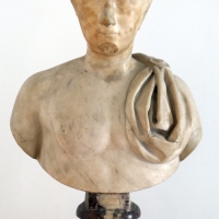 Età giulio-claudia, ritratto giovanile, con busto di restauro del xvii secolo