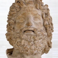 Età antoniniana, testa colossale di zeus, da un originale ellenistico - Sailko