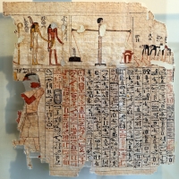 Xviii dinastia, libro dei morti di amenhotep, da tebe, 1580-1320 ac ca. 01 - Sailko - Parma (PR)