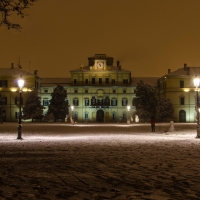 Palazzo del giardino ducale durante una nevicata - Davide Fornari - Parma (PR) 