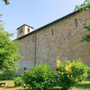 Abbazia di San Basilide (San Michele Cavana, Lesignano de' Bagni) - lato nord della chiesa dei Santi Pietro e Paolo 2 2019-06-26 by Parma1983