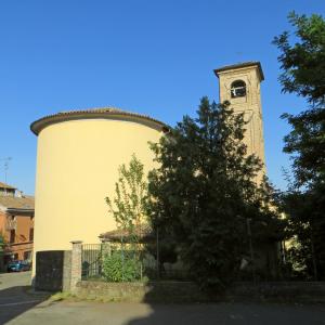 Chiesa di San Vitale (San Vitale Baganza, Sala Baganza) - abside e campanile 2019-06-25 - Parma1983