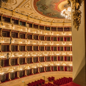 Teatro Regio di Parma, palchi e soffitto affrescato - ENIT SpA
