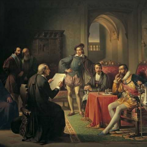 Isacco Gioacchino Levi, La Fondazione del Monte di Pietà (1853) foto di Foto Monte di credito su pegno