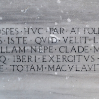 Colonna dei Francesi epigrafe lato nord ovest - Ediemme