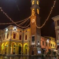 Piazza Massa Lombarda - Torre dell'Orologio e portici - Massimo Pellicciardi - Massa Lombarda (RA)